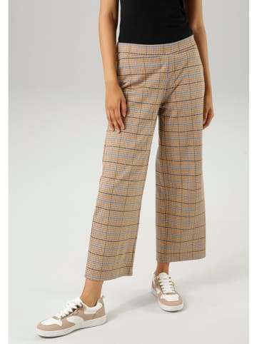 Aniston Hose in Hellbraun/ Hellblau