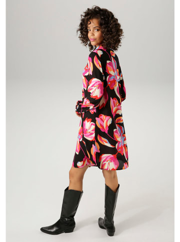 Aniston Jurk zwart/roze