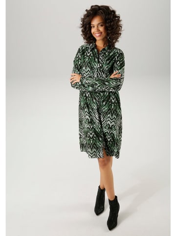 Aniston Jurk groen/zwart