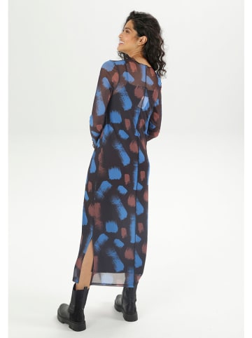 Aniston Jurk zwart/blauw