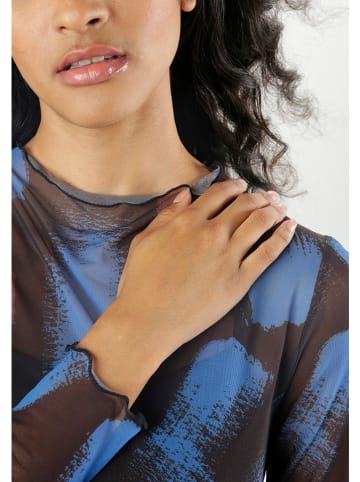 Aniston Jurk zwart/blauw
