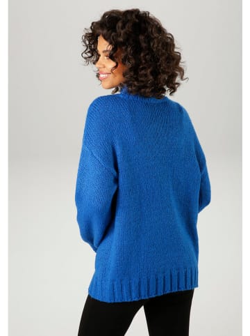 Aniston Sweter w kolorze niebieskim