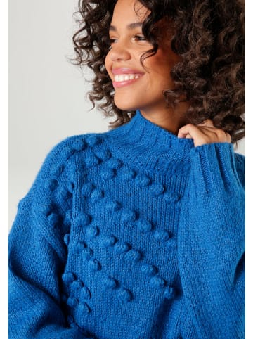 Aniston Pullover in Blau
