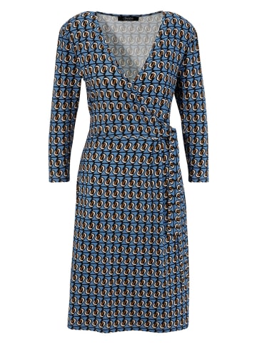 Aniston Jurk in blauw/zwart/bruin