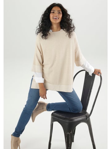 Aniston Pullover in Creme