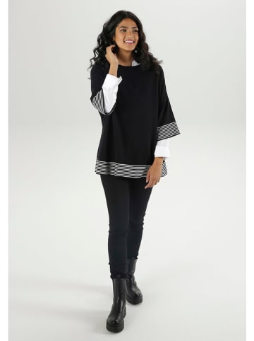 Aniston Pullover in Schwarz