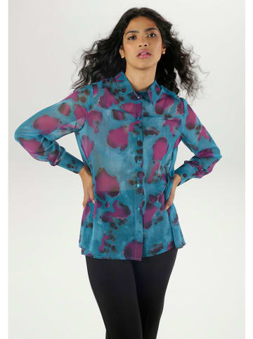 Aniston Blouse blauw/paars