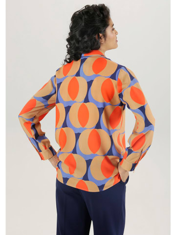 Aniston Blouse abrikooskleurig/lichtblauw