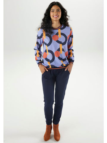 Aniston Blouse lichtblauw/zwart