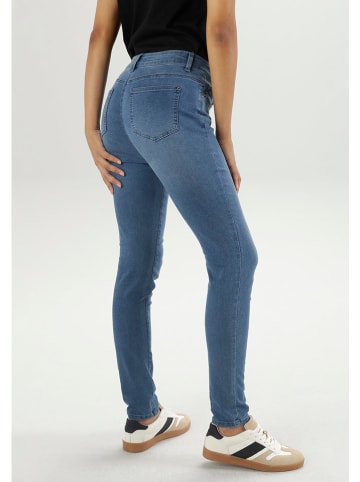 Aniston Spijkerbroek - skinny fit - blauw