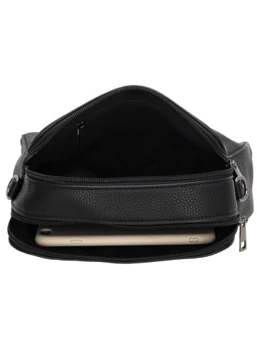 Beagles Umhängetasche "Las Palmas" in Schwarz - (B)23 x (H)16 x (T)7 cm
