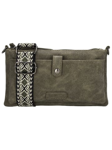 Beagles Umhängetasche "Malaga" in Khaki - (B)24 x (H)14 x (T)2 cm