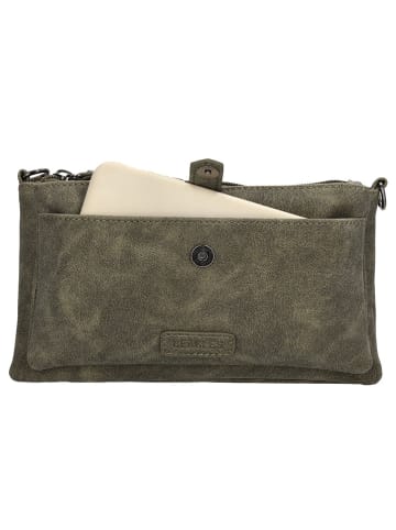 Beagles Torebka "Malaga" w kolorze khaki - 24 x 14 x 2 cm