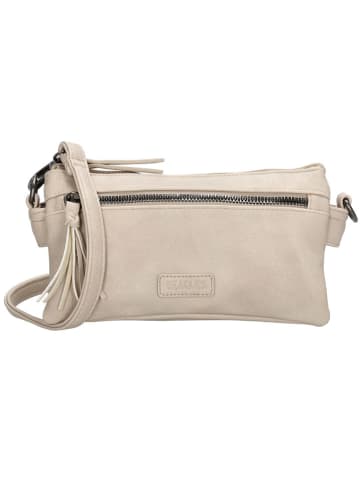 Beagles Umhängetasche "Ferro" in Beige - (B)20 x (H)11 x (T)3 cm