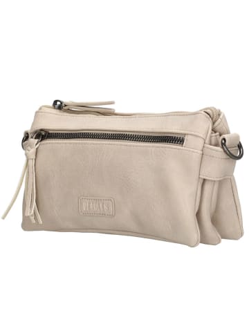 Beagles Umhängetasche "Ferro" in Beige - (B)20 x (H)11 x (T)3 cm
