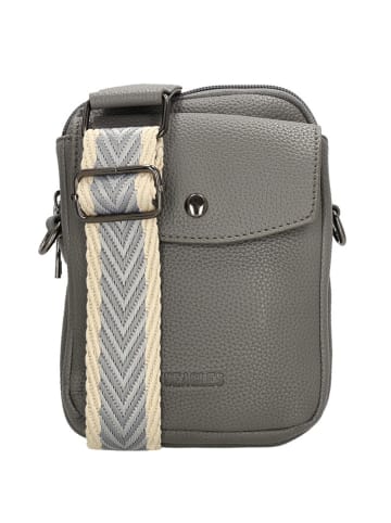 Beagles Handytasche "Las Palmas" in Grau - (B)14 x (H)18 x (T)7 cm