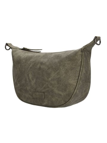 Beagles Torebka "Malaga" w kolorze khaki - 28 x 18 x 8 cm