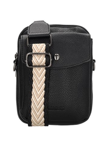 Beagles Handytasche "Las Palmas" in Schwarz - (B)14 x (H)18 x (T)7 cm