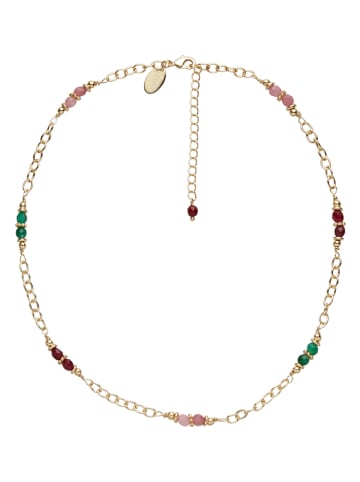 U.S. Polo Assn. Vergulde ketting met edelstenen - (L)37 cm
