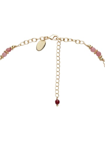 U.S. Polo Assn. Vergulde ketting met edelstenen - (L)37 cm