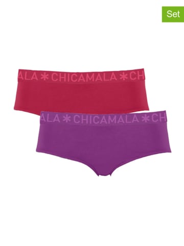 Muchachomalo 2er-Set: Pantys in Lila/ Pink