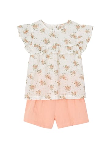 vertbaudet 2tlg. Outfit in Rosa/ Weiß