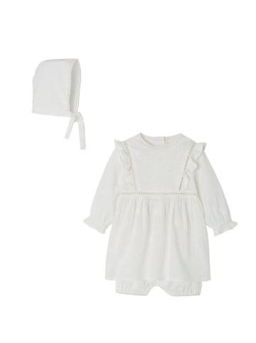 vertbaudet 3-delige outfit wit