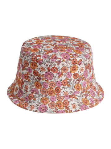vertbaudet Wende-Hut in Beige/ Rosa/ Orange