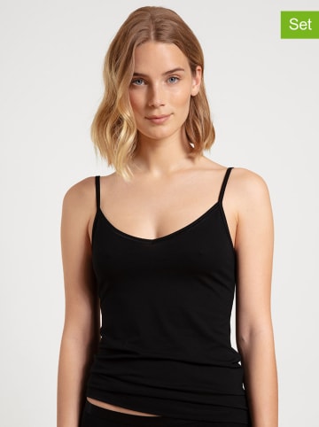 Calida 2-delige set: hemdje zwart