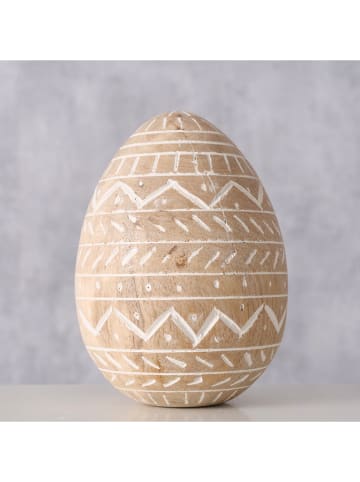 Boltze Dekoracja "Telur" w kolorze beżowym - wys. 10 cm