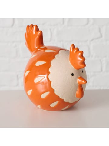Boltze 2-delige set: decofiguren "Agathy" oranje/crème