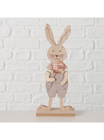 Boltze Figurki dekoracyjne (2 szt.) w kolorze kremowo-brązowo-szarym - wys. 33,5 cm
