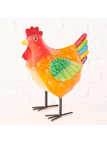 Boltze Decofiguur "Gerdi" oranje/groen/rood - (H)28 cm