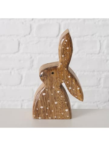Boltze Figurka dekoracyjna "Merel" w kolorze jasnobrązowym - wys. 14,9 cm