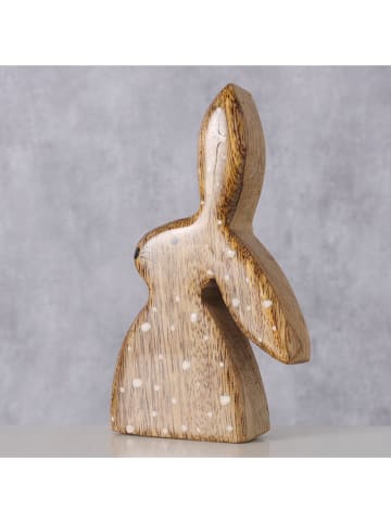 Boltze Dekofigur "Merel" in Hellbraun - (H)14,9 cm