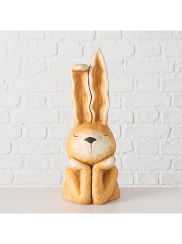 Boltze Figurka dekoracyjna "Udo" w kolorze jasnobrązowym - wys. 44 cm