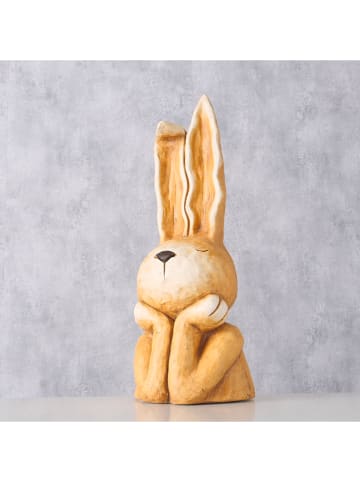 Boltze Figurka dekoracyjna "Udo" w kolorze jasnobrązowym - wys. 44 cm