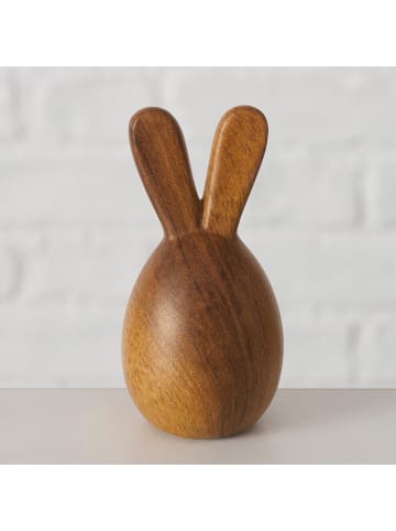 Boltze Figurki dekoracyjne (2 szt.) w kolorze brązowo-jasnobrązowym - wys. 8 cm