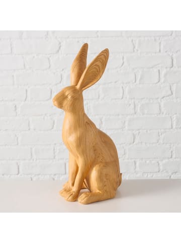 Boltze Dekofigur "Wilhelmy" in Hellbraun - (H)31 cm