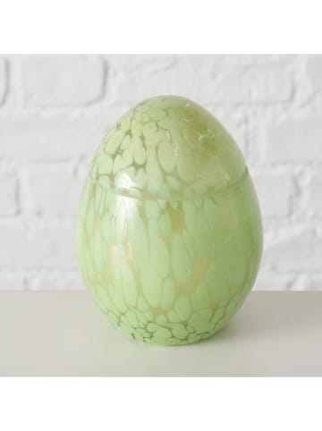 Boltze Windlicht "Paska" groen - (H)11,5 cm