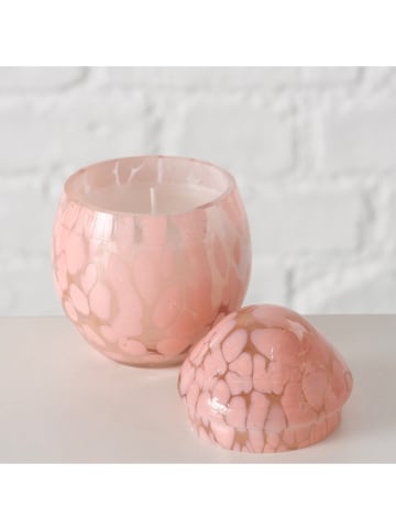 Boltze Windlicht "Paska" in Rosa - (H)8,8 cm