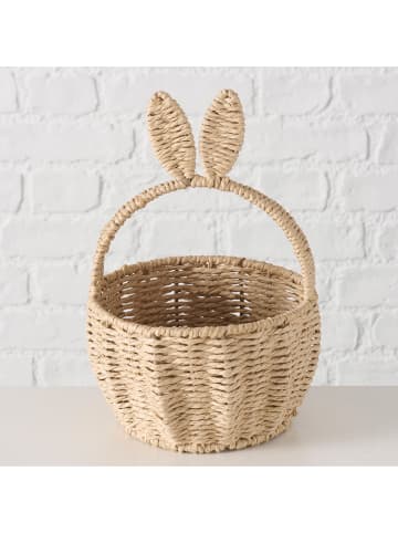 Boltze Korb "Koni" in Hellbraun - (H)26,5 x Ø 18,5 cm