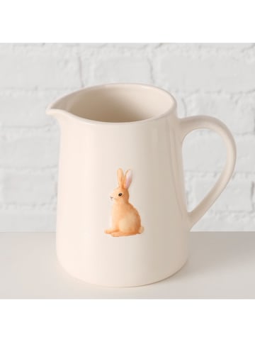 Boltze Krug "Melly" in Creme/ Hellbraun - 800 ml