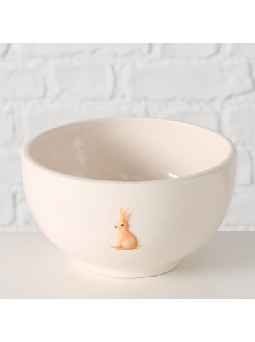 Boltze Müslischale "Melly" in Creme/ Hellbraun - Ø 14,5 cm
