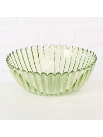 Boltze Servierschale "Fiorina" in Grün - Ø 13,5 cm