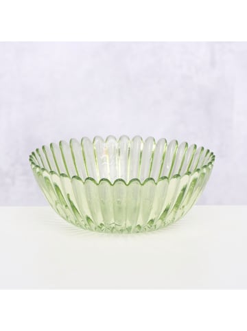 Boltze Servierschale "Fiorina" in Grün - Ø 13,5 cm