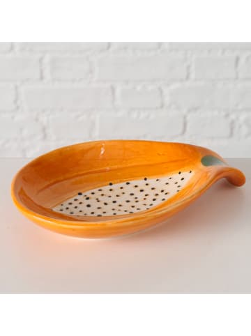 Boltze Półmisek "Papaya" w kolorze pomarańczowym do serwowania - dł. 15,5 cm