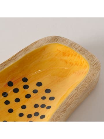 Boltze Servierschale "Paya" in Orange - (L)30 cm