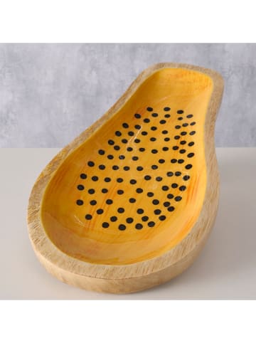 Boltze Servierschale "Paya" in Orange - (L)30 cm