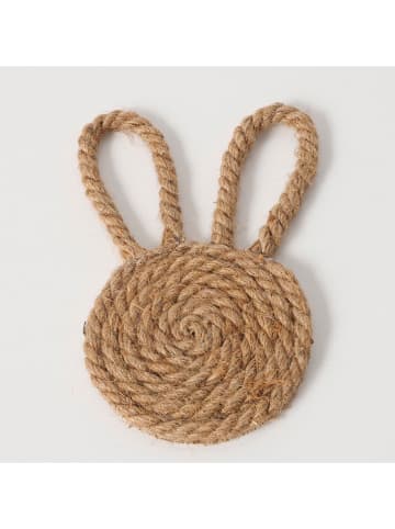 Boltze 2er-Set: Untersetzer "Liva" in Hellbraun - Ø 18,5 cm